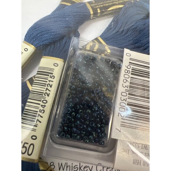 RARE Whiskey Creek Ink Blackberry Nights Box Cross-Stitch Kit, Beads - Picture 5 of 5